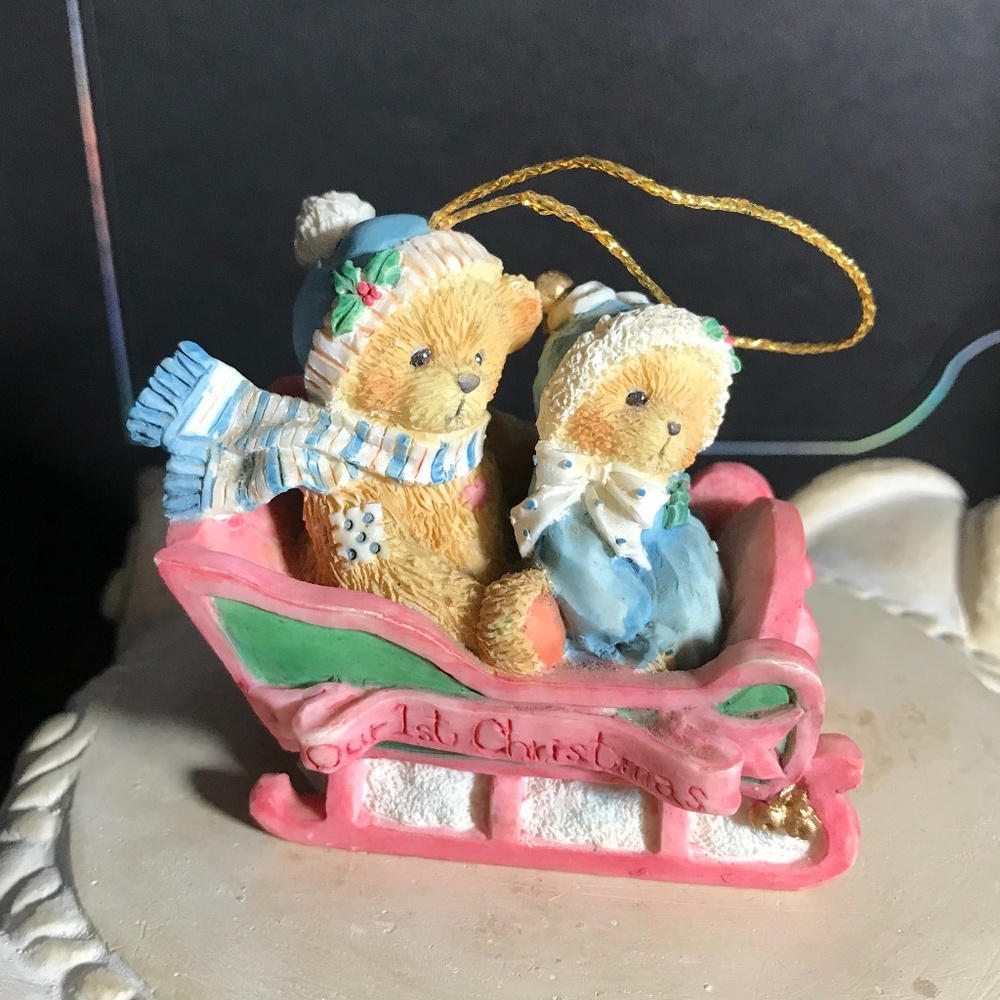 Cherished Teddies Out 1st Christmas